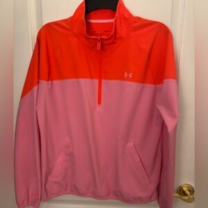 Under Armour Orange and Pink Windbreaker